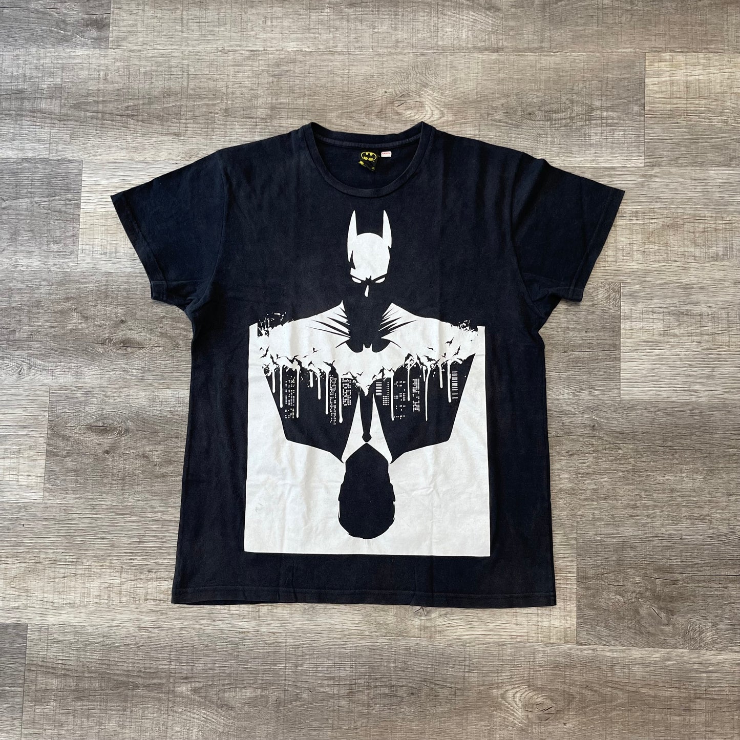 Vintage Y2K Batman Black T Shirt Size Large