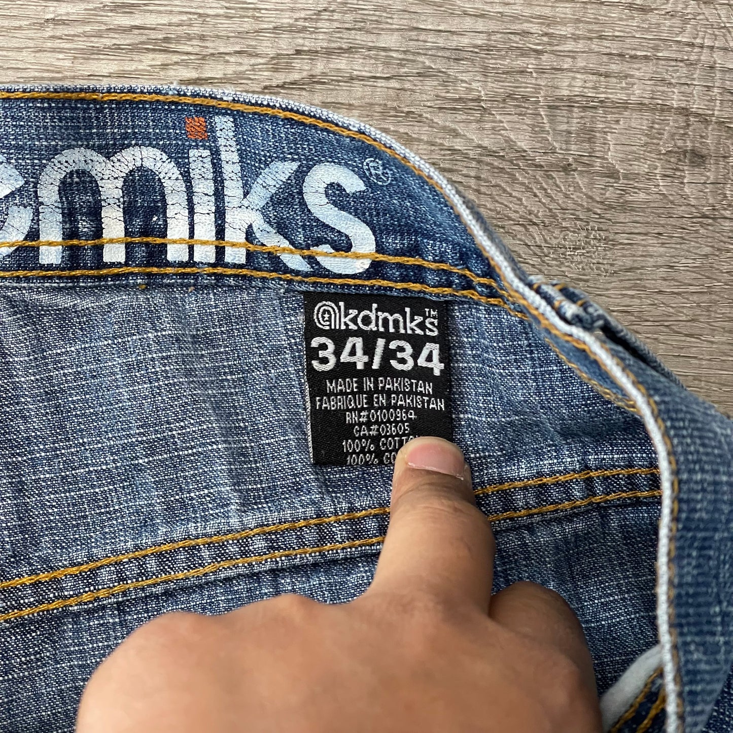 Vintage 2000s Akademics Denim Jeans Size 34/34