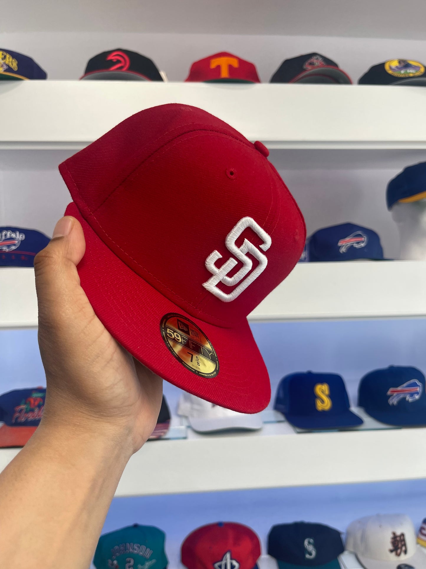 San Diego Padres New Era Fitted Size 7 5/8
