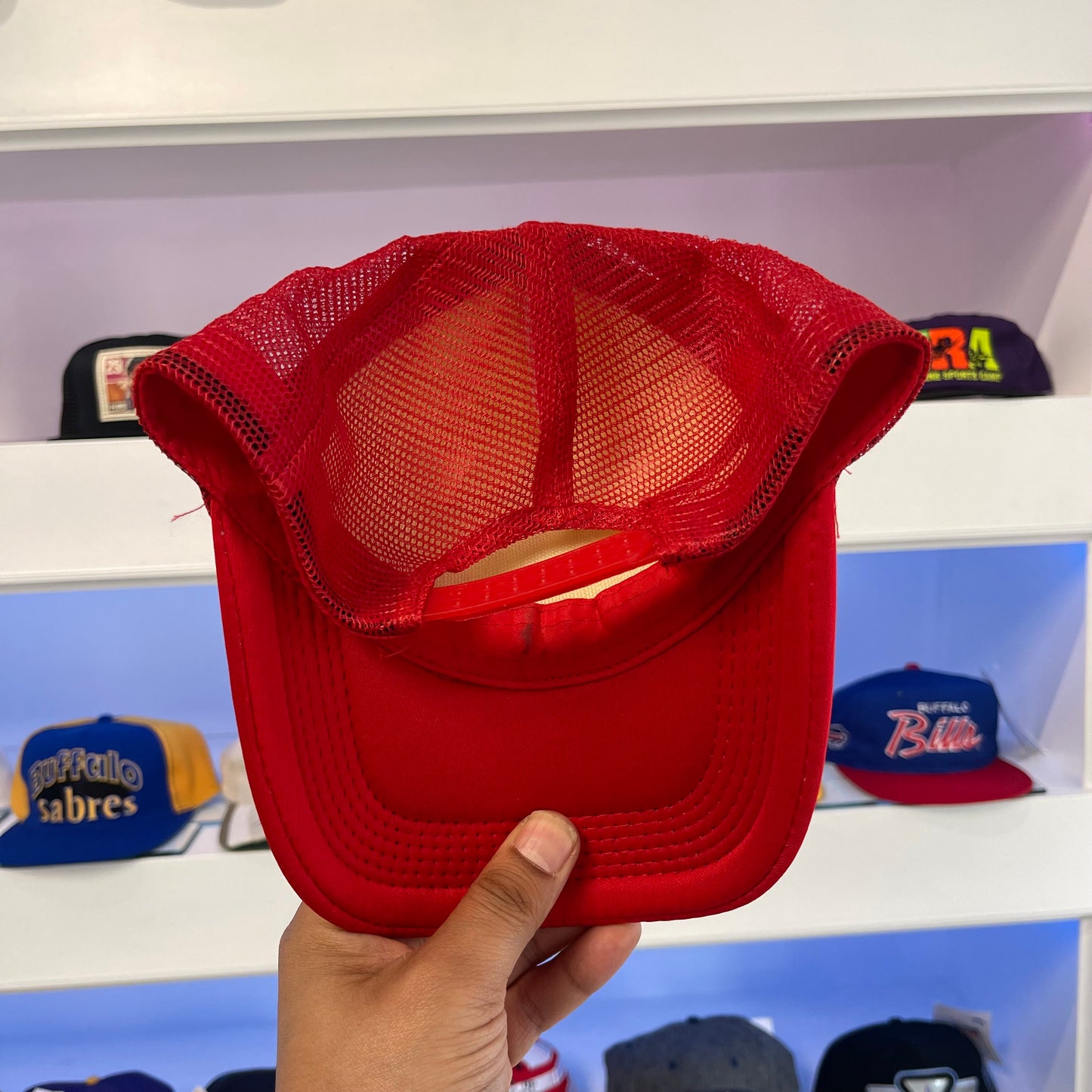 Vintage Eat Sleep Bisons Snap Back