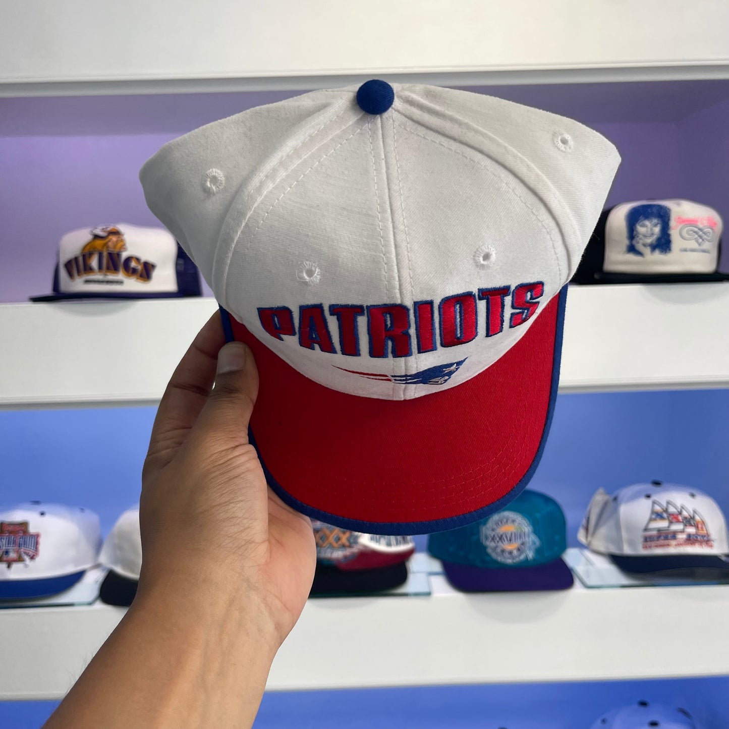 Vintage 1990s New England Patriots Snap Back