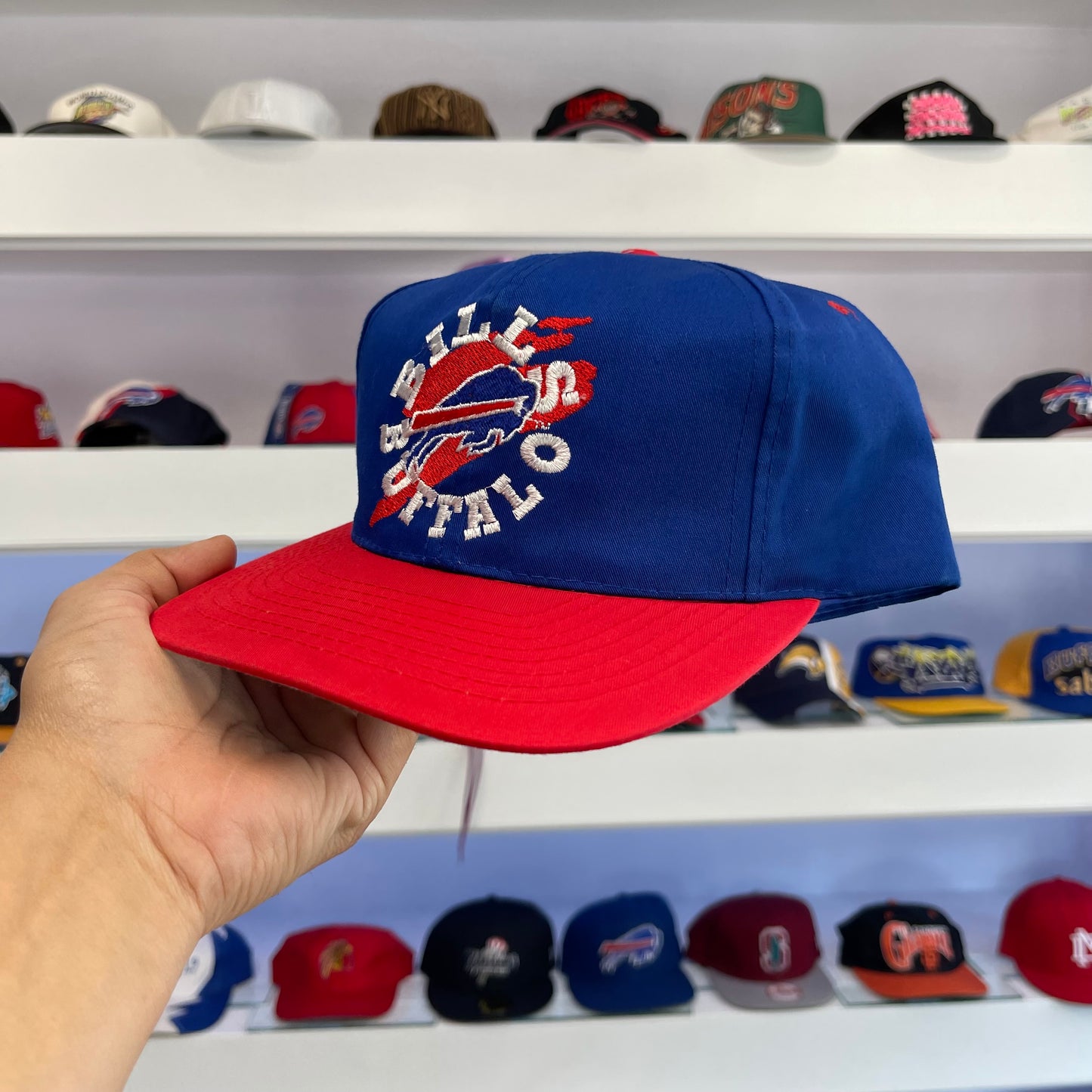 Vintage NFL Buffalo Bills Twills Snap Back
