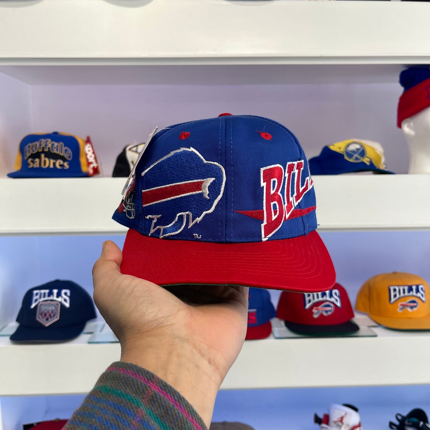Vintage Buffalo Bills Logo Athletic Snap Back