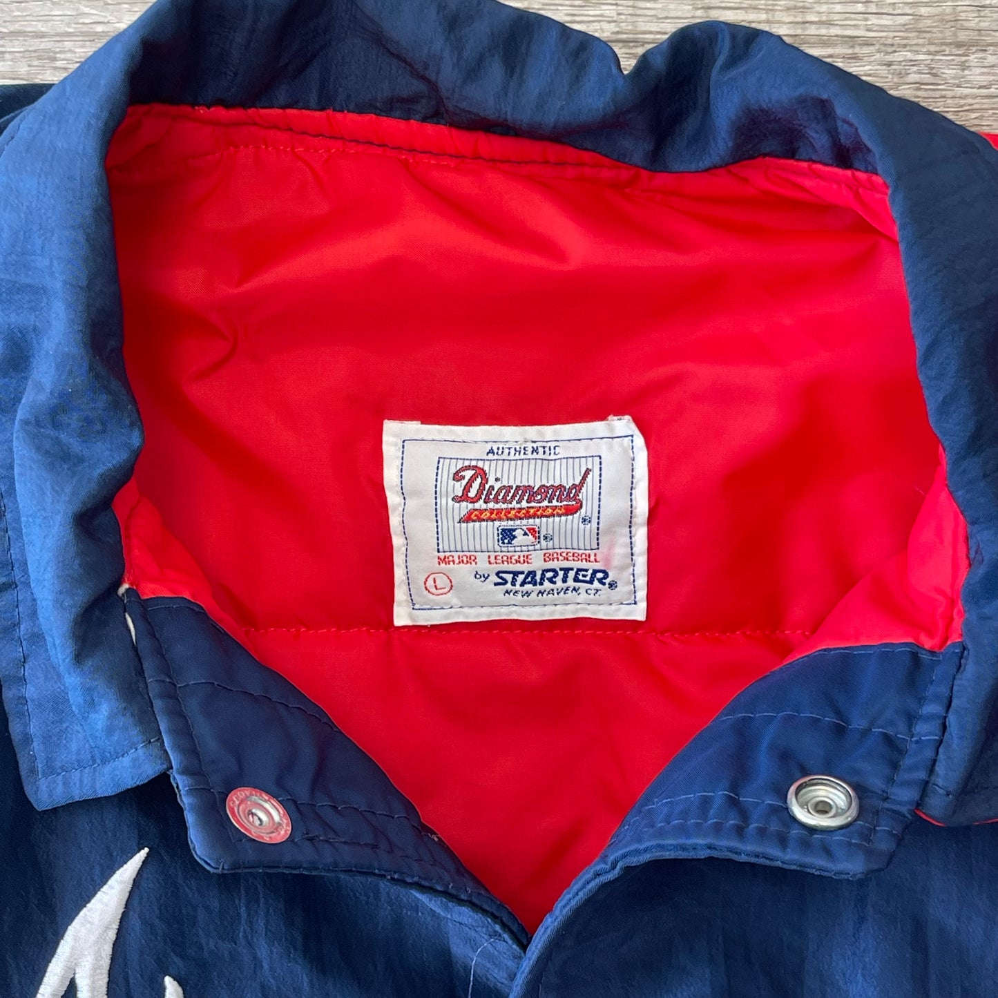 Vintage 1990s MLB Atlanta Braves Starter Jacket Size Large