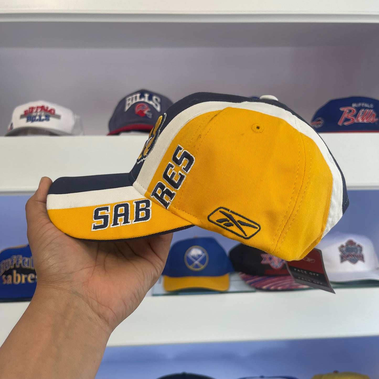 Vintage 2000s Y2K Buffalo Sabres Velcro Strap Back