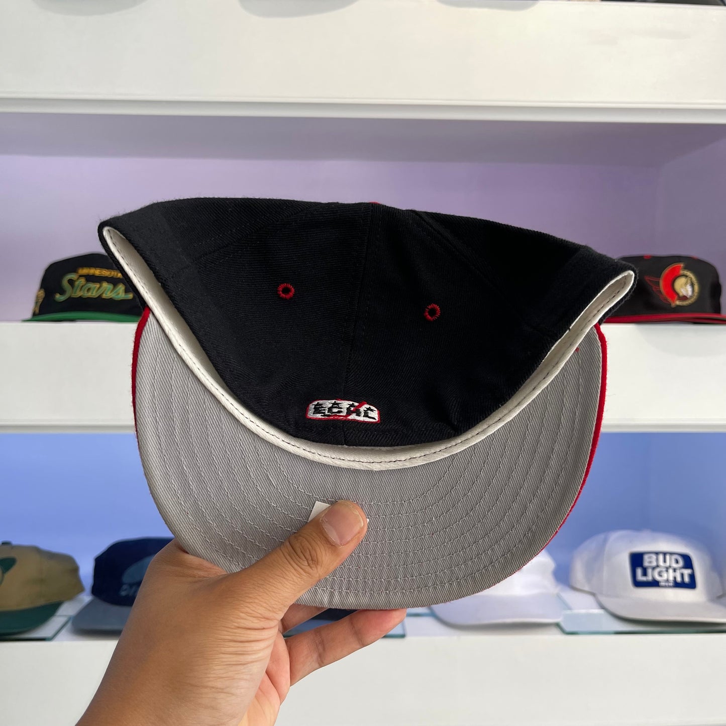 Vintage ECHL Birmingham Bulls Wool 59fifty Fitted Size 7 1/4