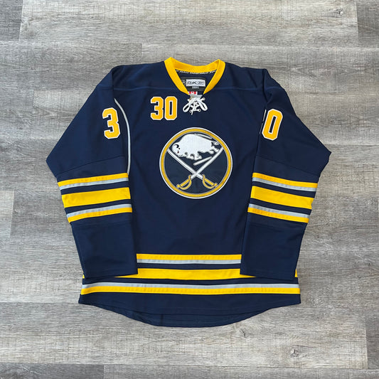 Vintage NHL Ryan Miller Buffalo Sabres Reebok Jersey Size 56 XXXL