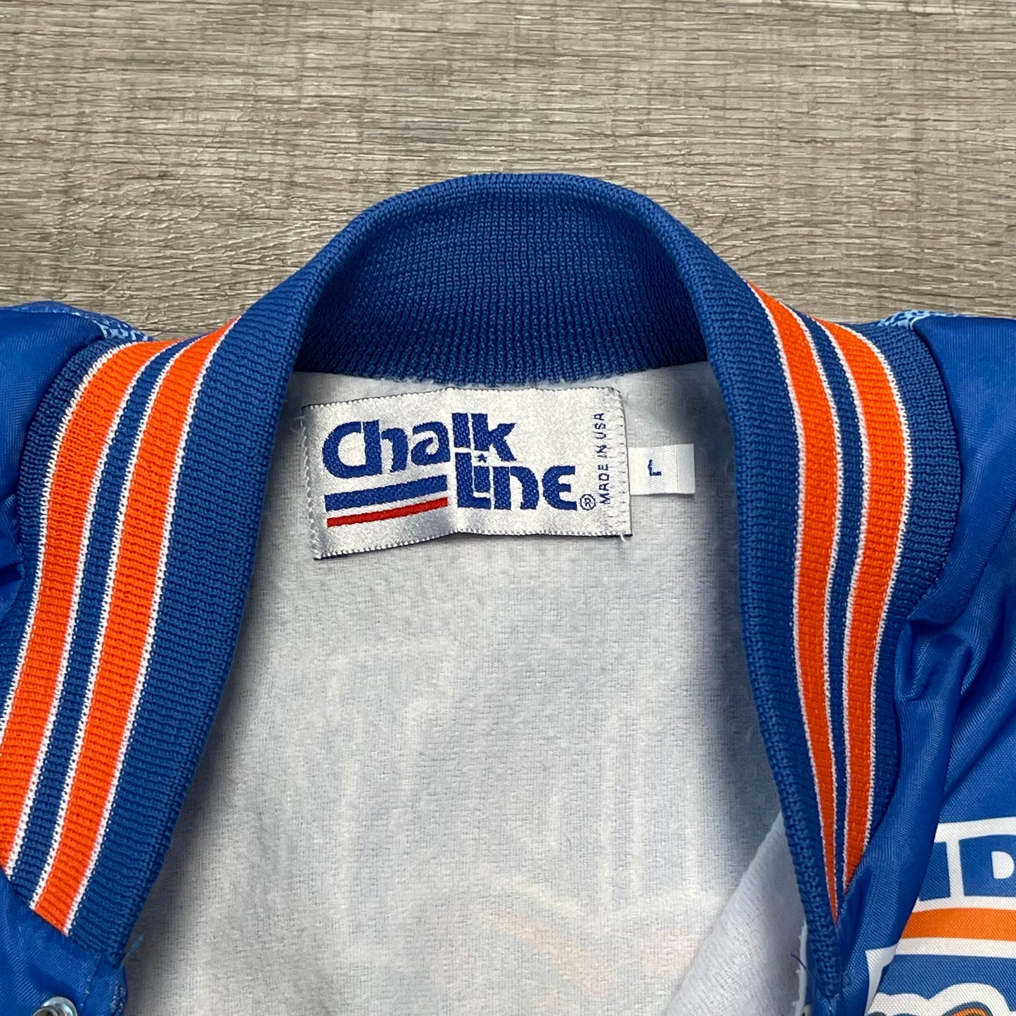 Vintage 1990s Florida Gators Chalkline Fanimation Jacket Size Large