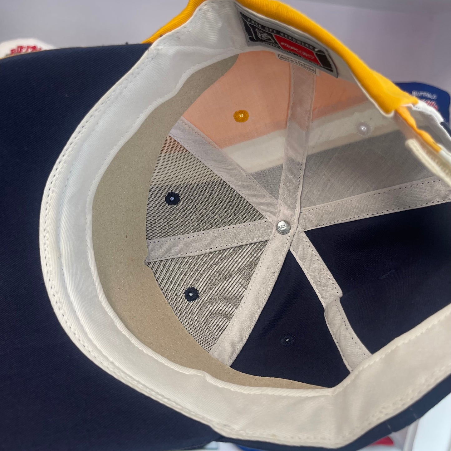 Vintage 2000s Y2K Buffalo Sabres Velcro Strap Back