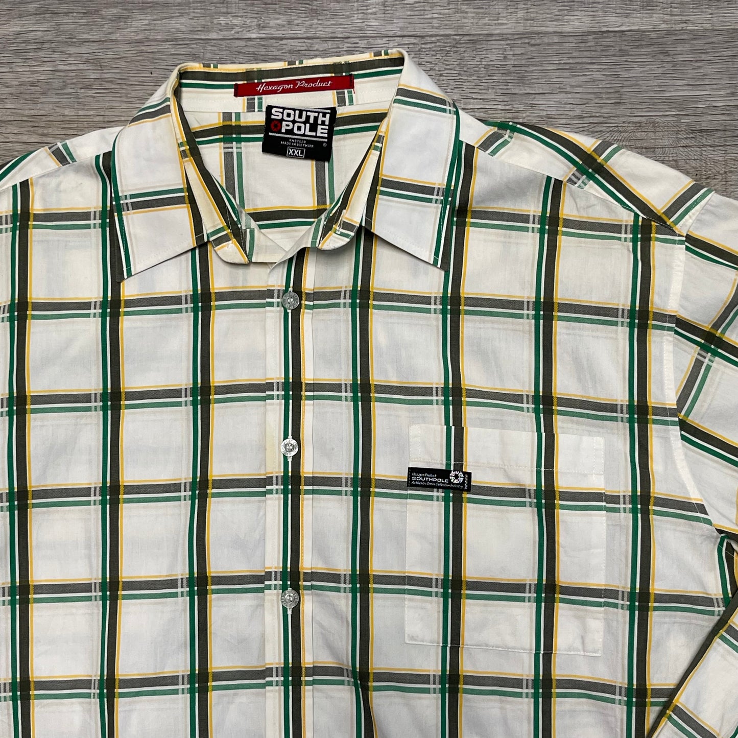 Vintage Y2K South Pole Long Sleeve Button Up Size 2x