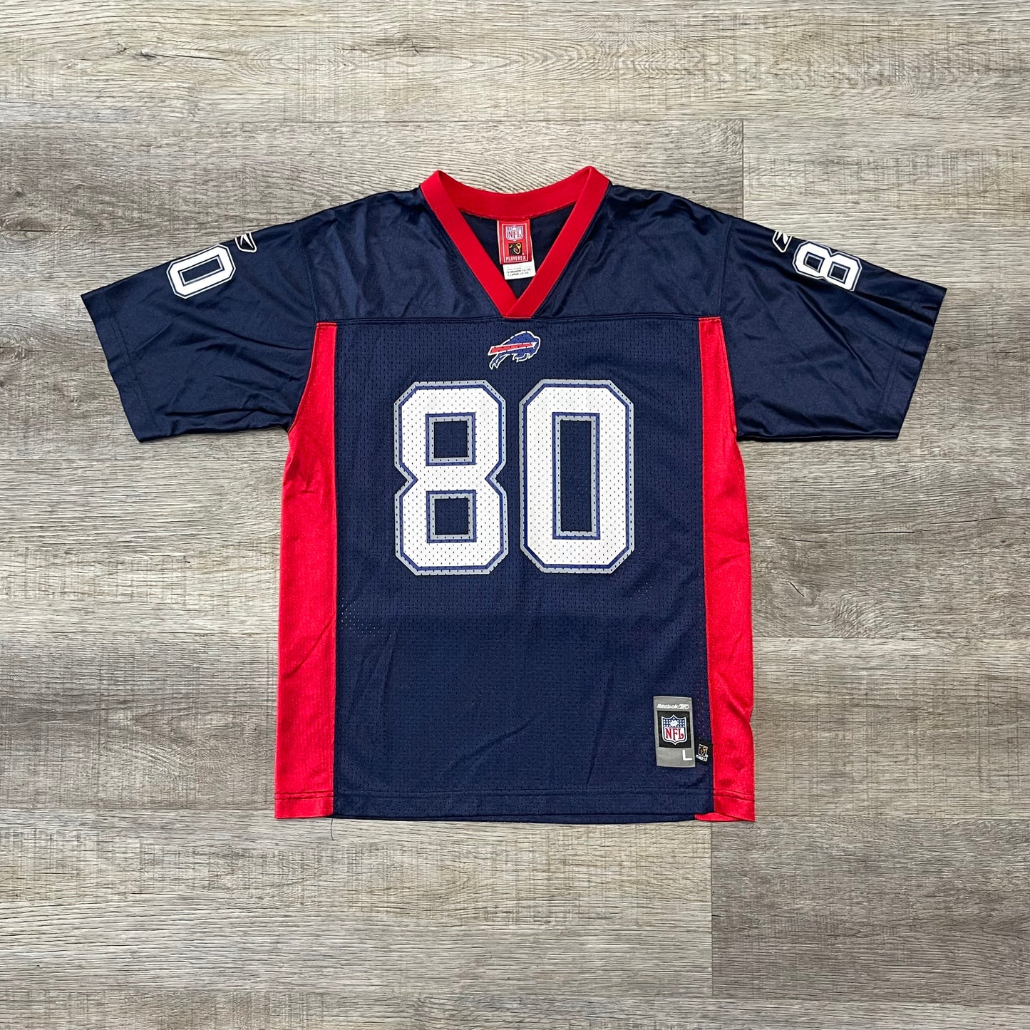 Vintage Buffalo Bills Eric Moulds Kids Small Jersey