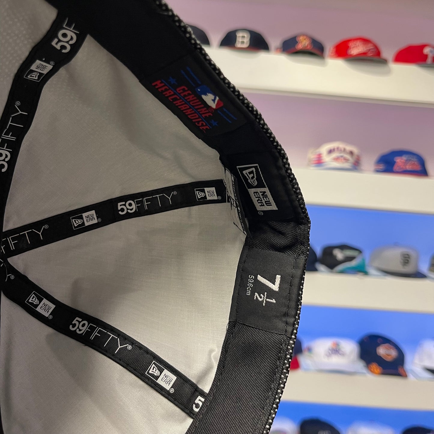 New York Yankees Black Fitted Size 7 1/2