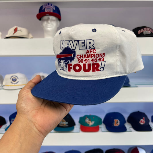 Vintage 1990s Buffalo Bills AFC Champions Snap Back