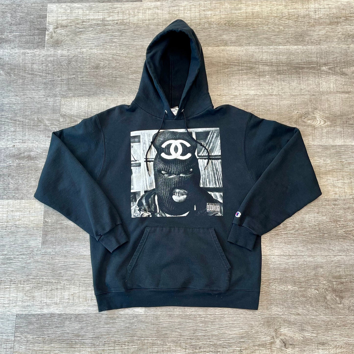 Westside Gunn Chanel Ski Mask Champion Hoodie Size Large