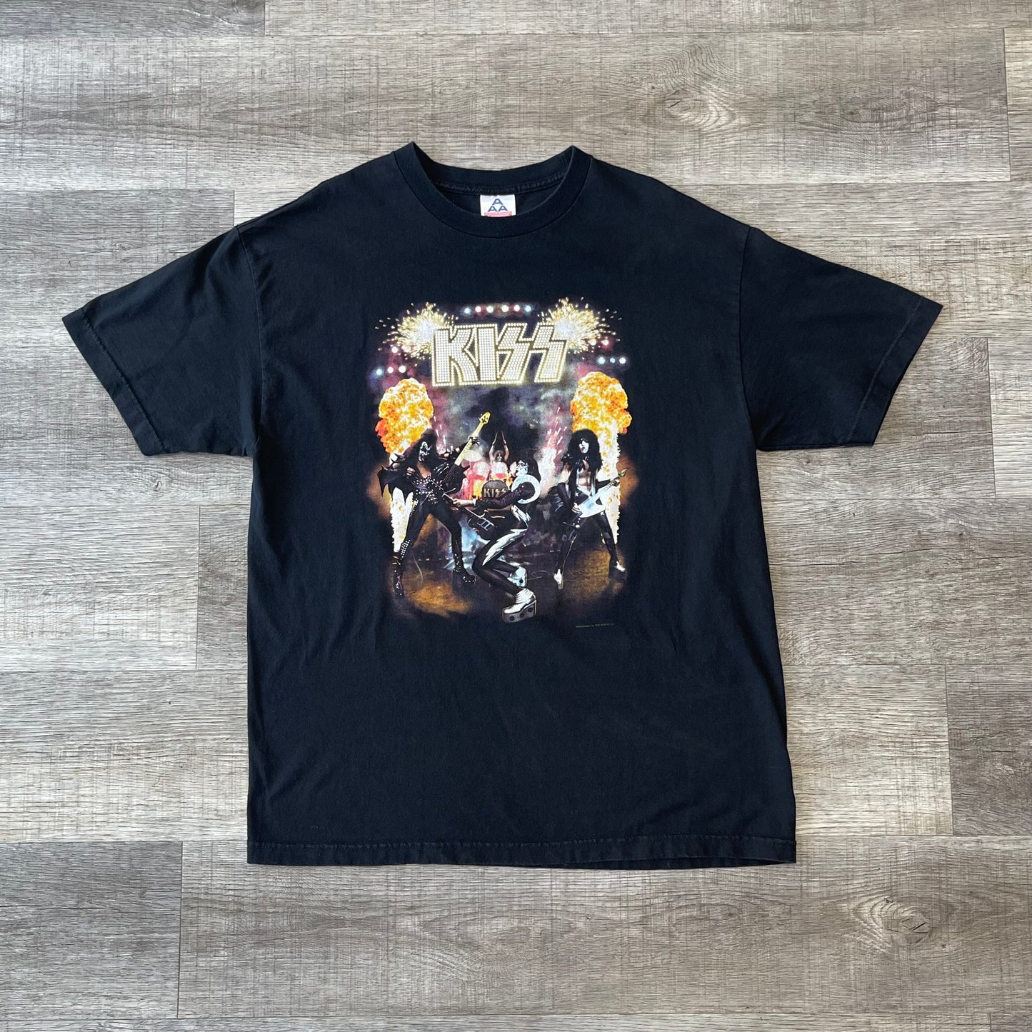 Vintage Y2K KISS Band World Domination 2003 2004 Tour T Shirt Mens XL