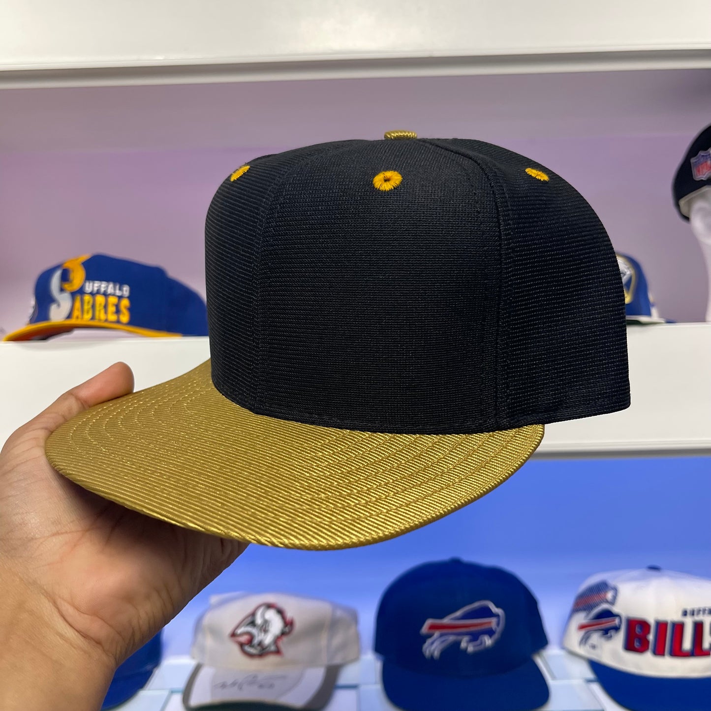 Vintage 1990s Blank New Era Fitted Size 7 3/8