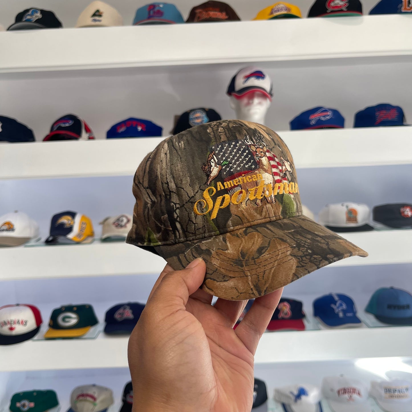 Vintage Camo Nature Snap Back