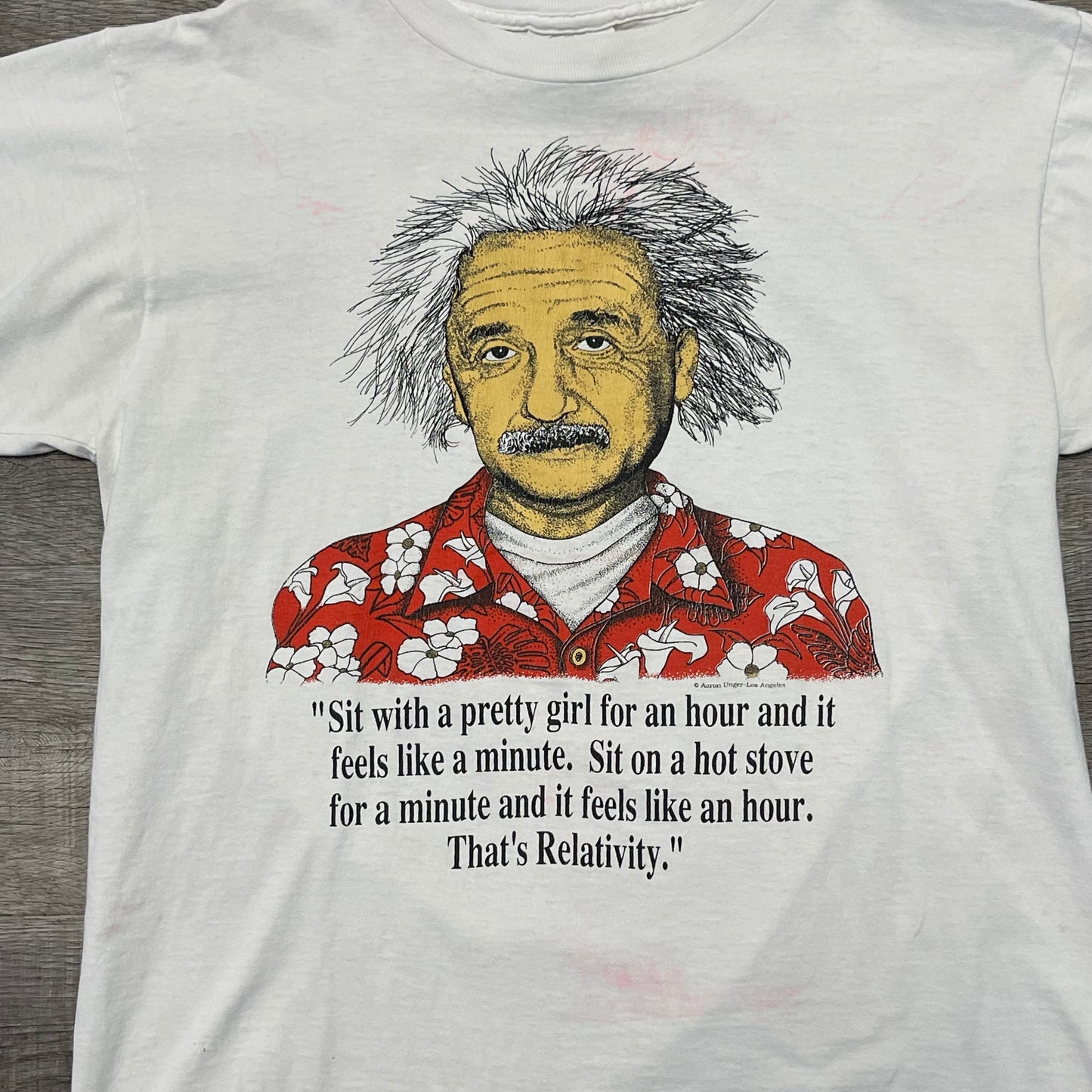 Vintage 1990s Albert Einstein Shirt Size Large