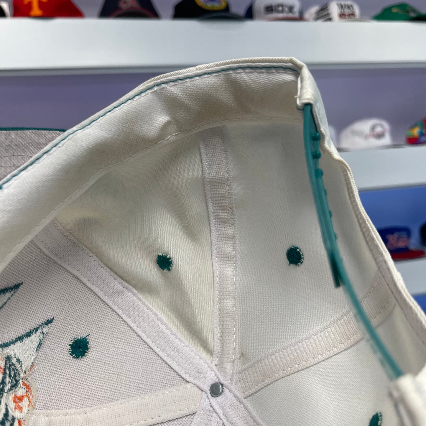 Vintage NFL Miami Dolphins Logo 7 Twill Snap Back