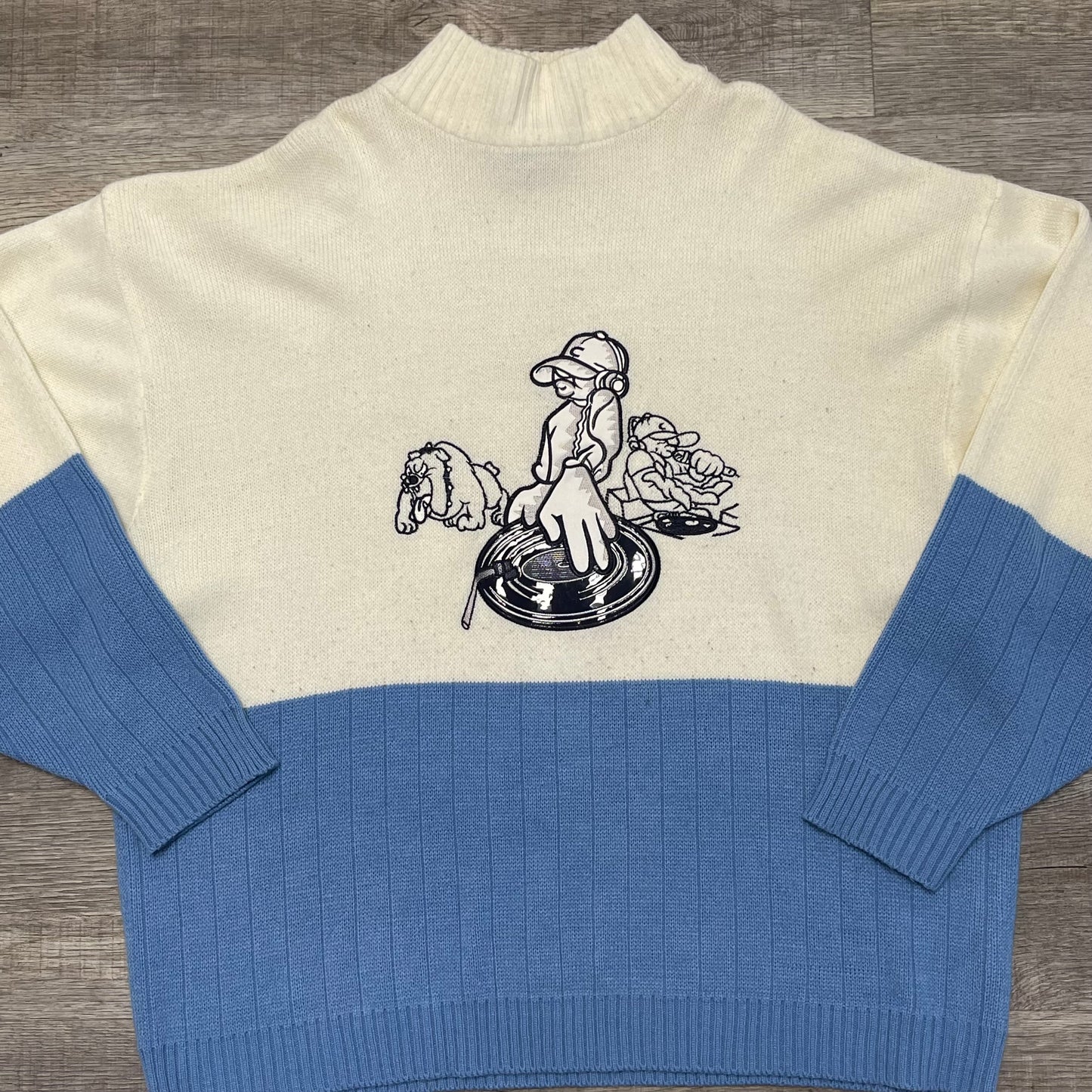 Vintage Y2K CCNY Urban Wear Knit Sweater Size 5x