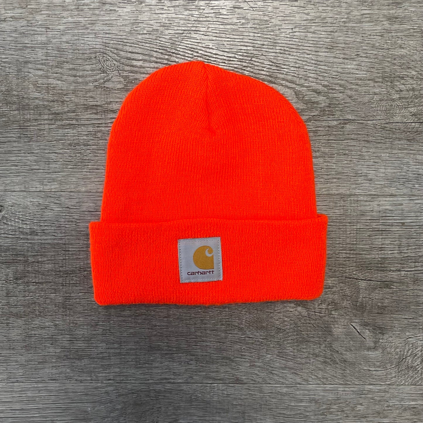 Vintage Orange Carhartt Knit Hat