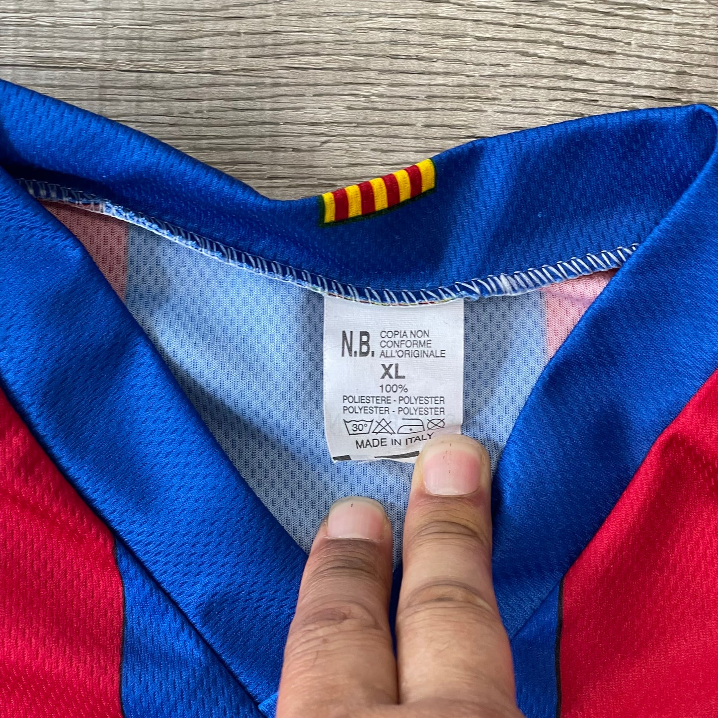 Vintage 2007-08 Leo Messi Barcelona Home Soccer Jersey Size XL