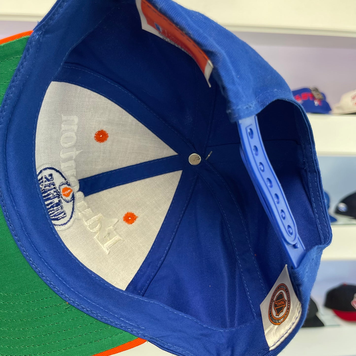 Vintage 1990s NHL Edmonton Oilers Twill Snap Back