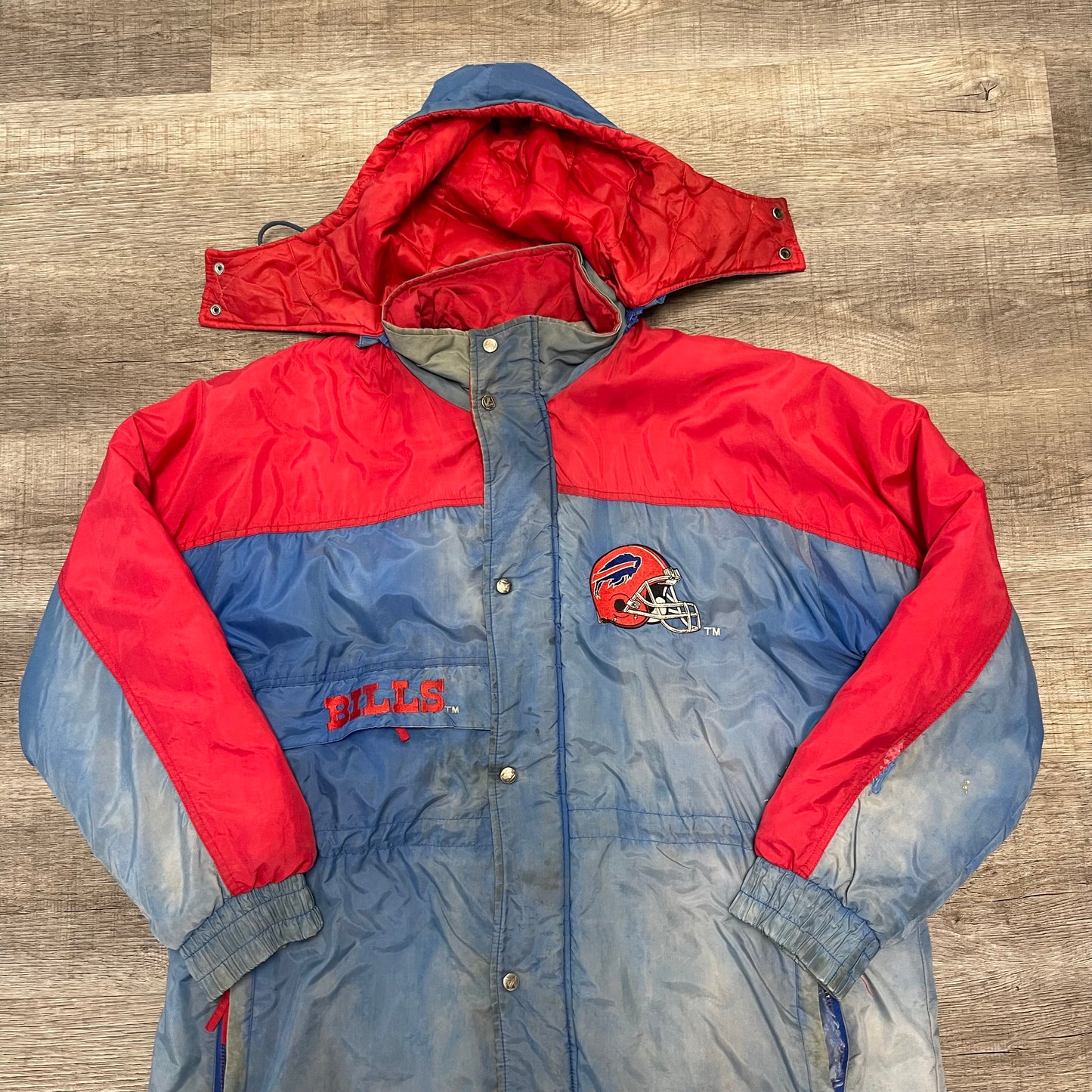 Vintage 1990s NFL Buffalo Bills Logo 7 Jacket Size XL