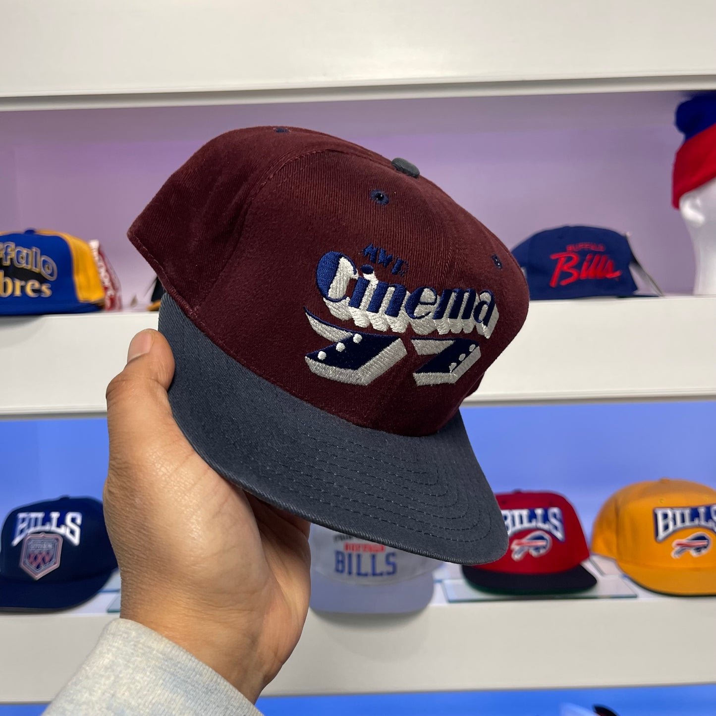 Vintage Cinema 77 Snap Back New Dead Stock
