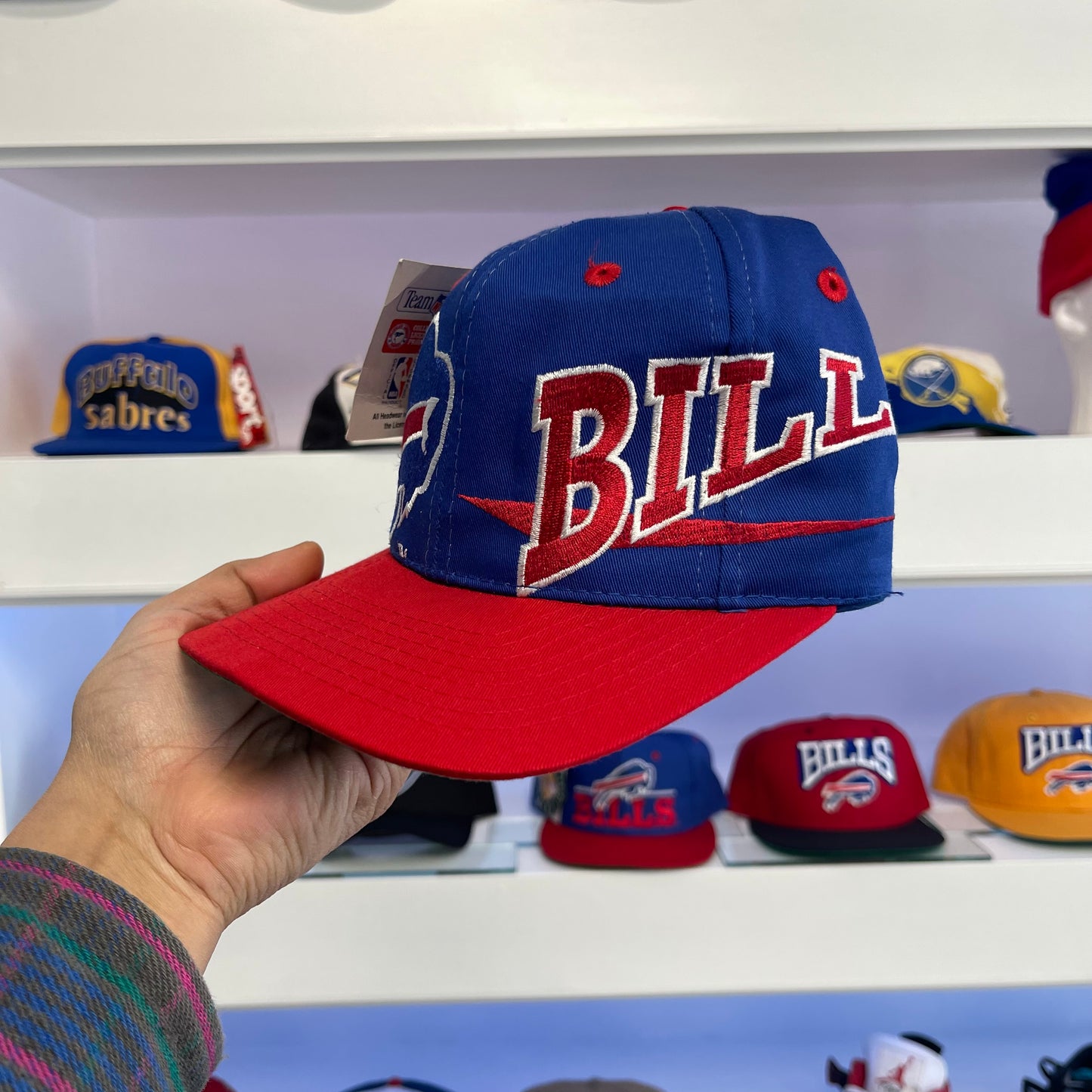 Vintage Buffalo Bills Logo Athletic Snap Back