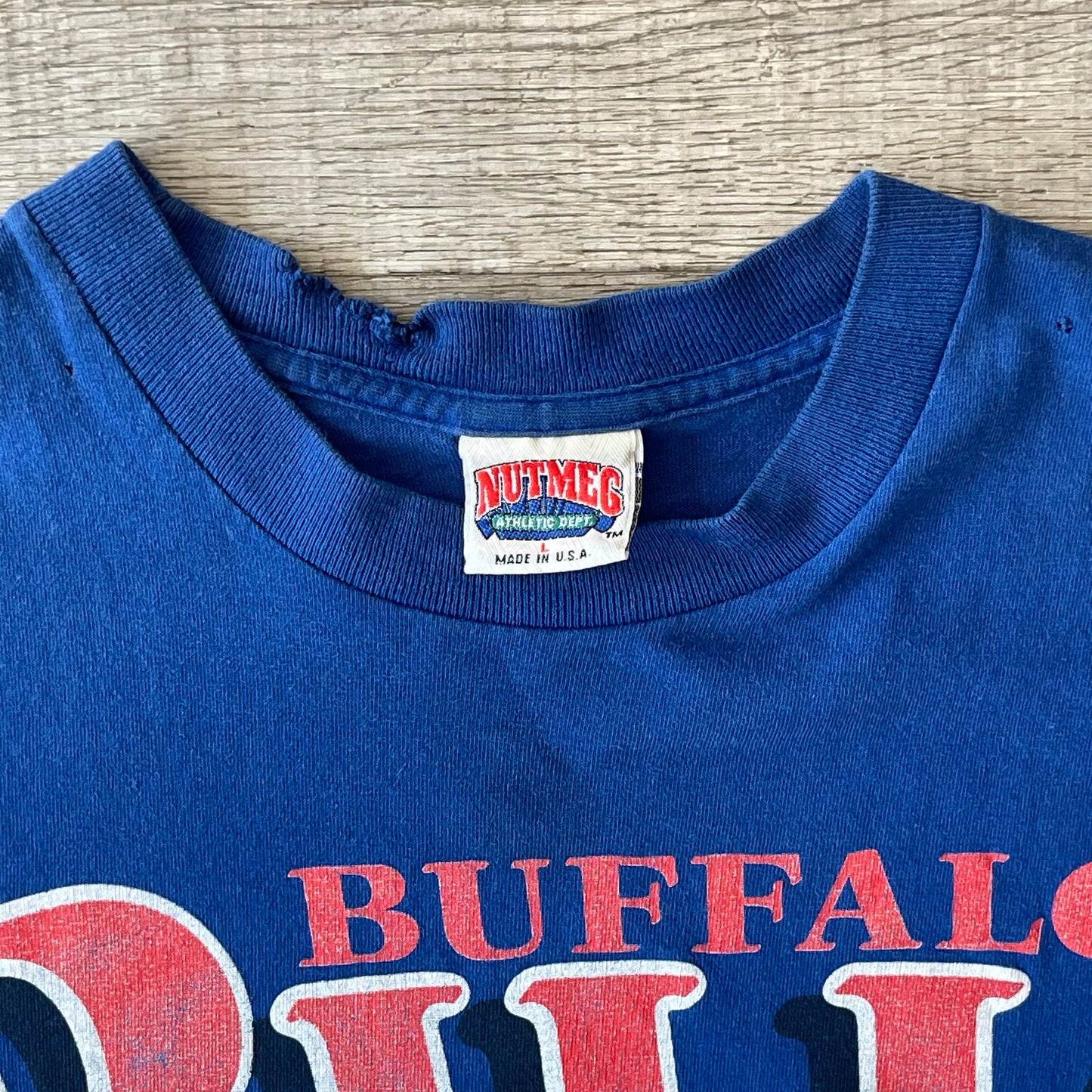 Vintage 1988 Buffalo Bills NUTMEG shirt Size Large