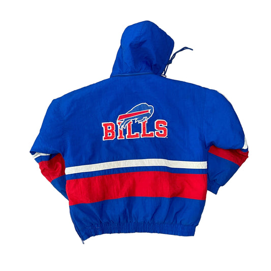 Vintage 1990s NFL Buffalo Bills Apex Pull Over Jacket Size Large