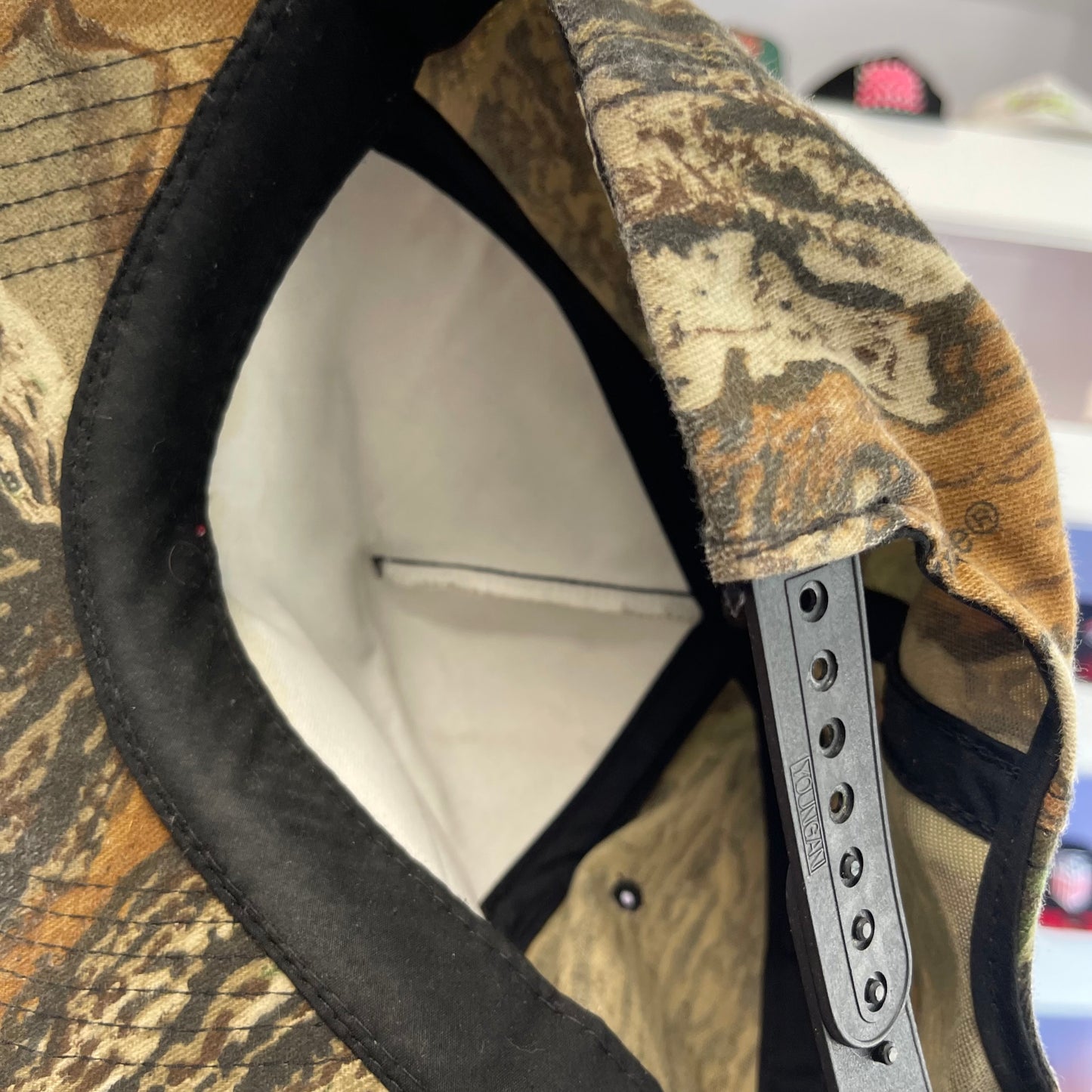 Vintage Blank Camo Snap Back