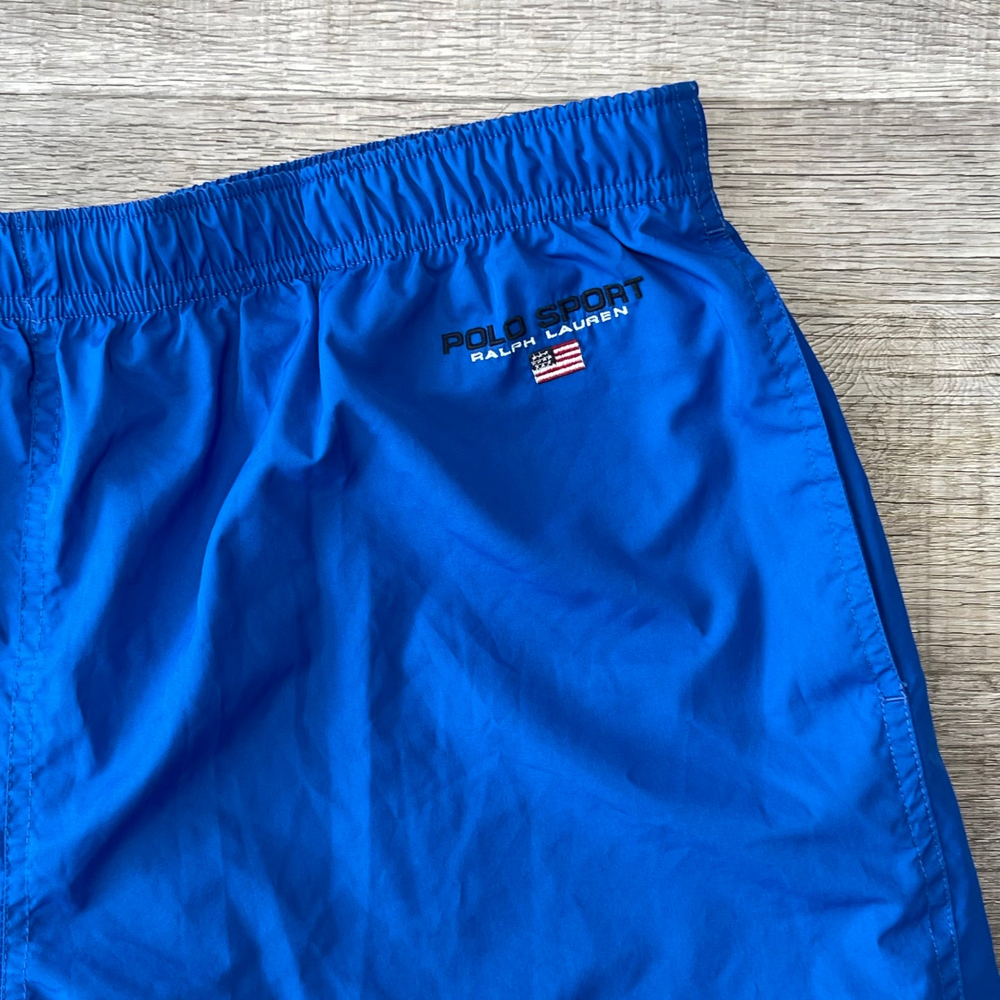 Polo Sport Ralph Lauren Size Large Blue Vintage 1990s Embroidered Track Pants