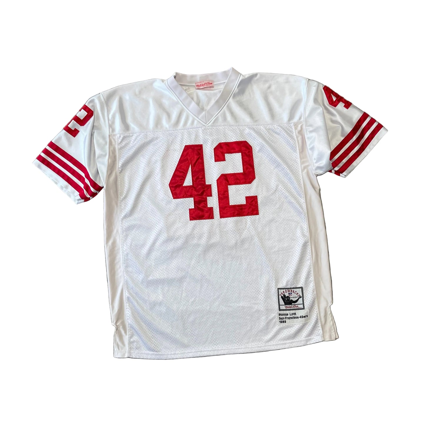 Vintage San Francisco 49ers Ronnie Lott Mitchell & Ness Jersey Size 54