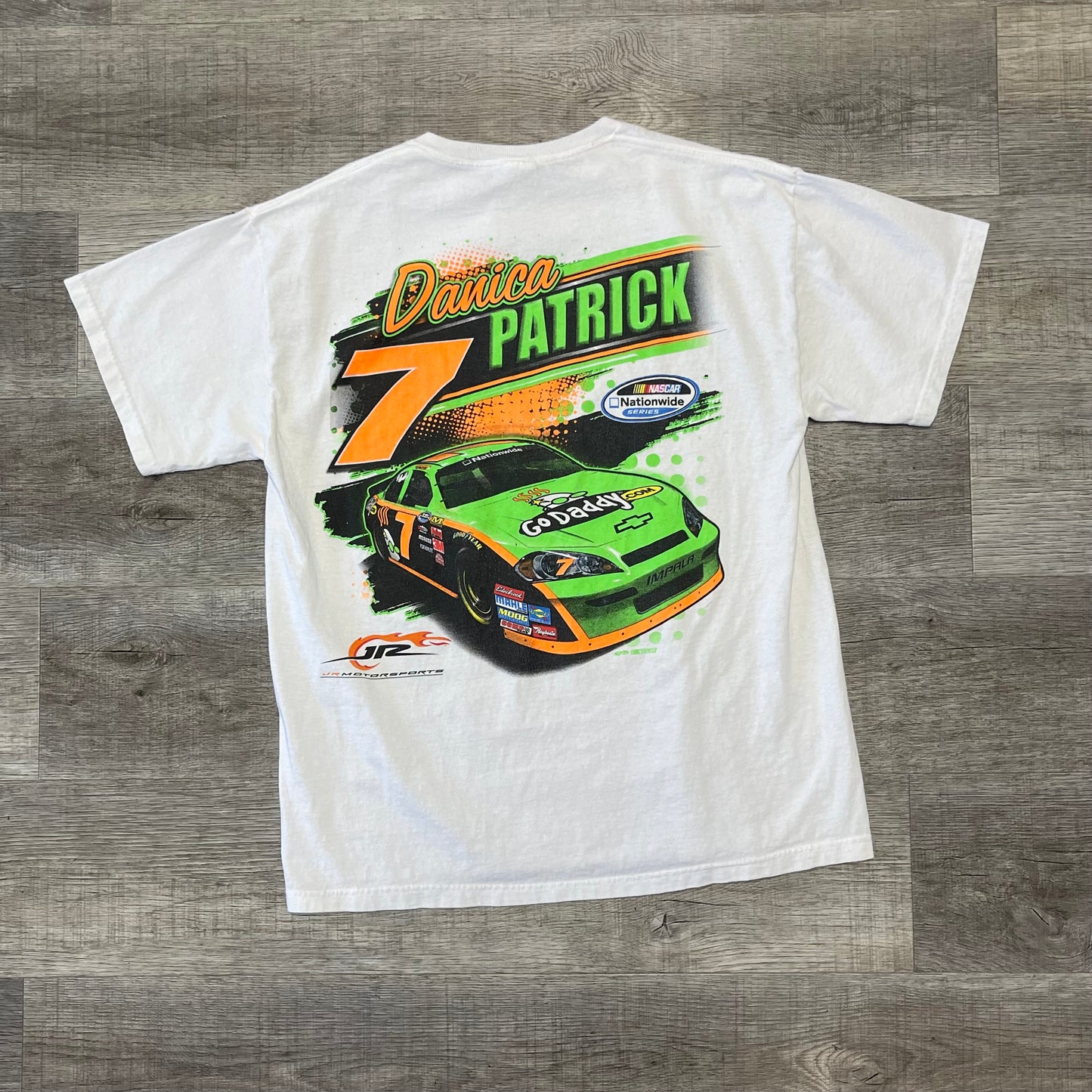 Vintage Danica Patrick NASCAR Go Daddy Shirt Size Large