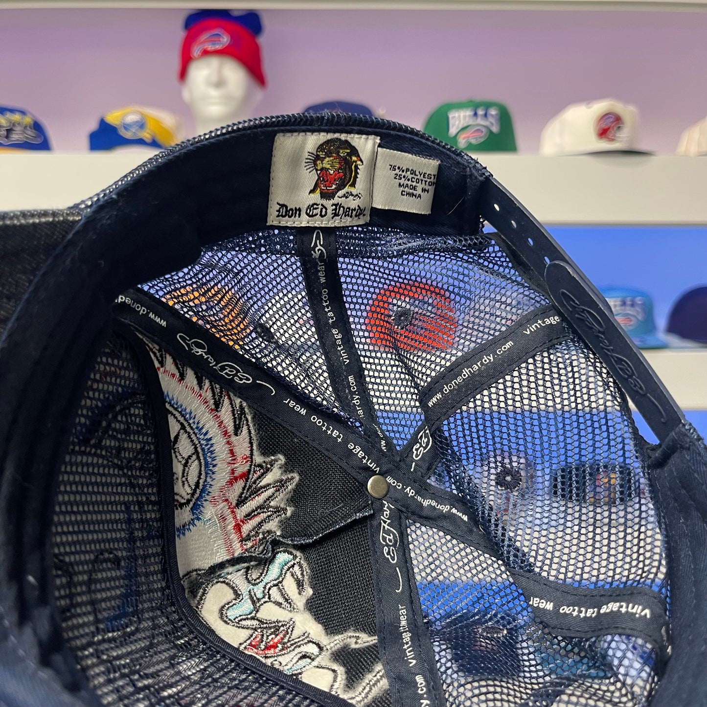 Vintage Y2K Ed Hardy by Christian Audigier Snap Back