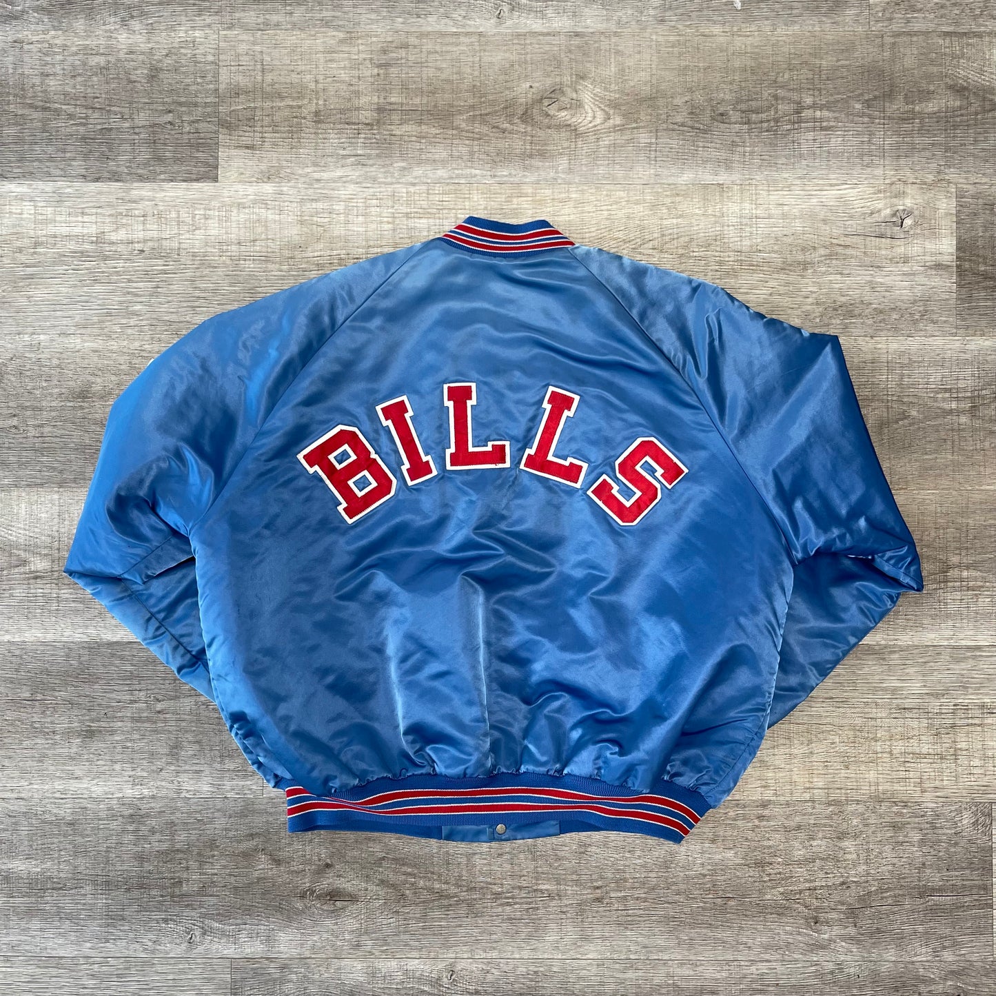 Vintage NFL Buffalo Bills Chalk Line Satin Jacket