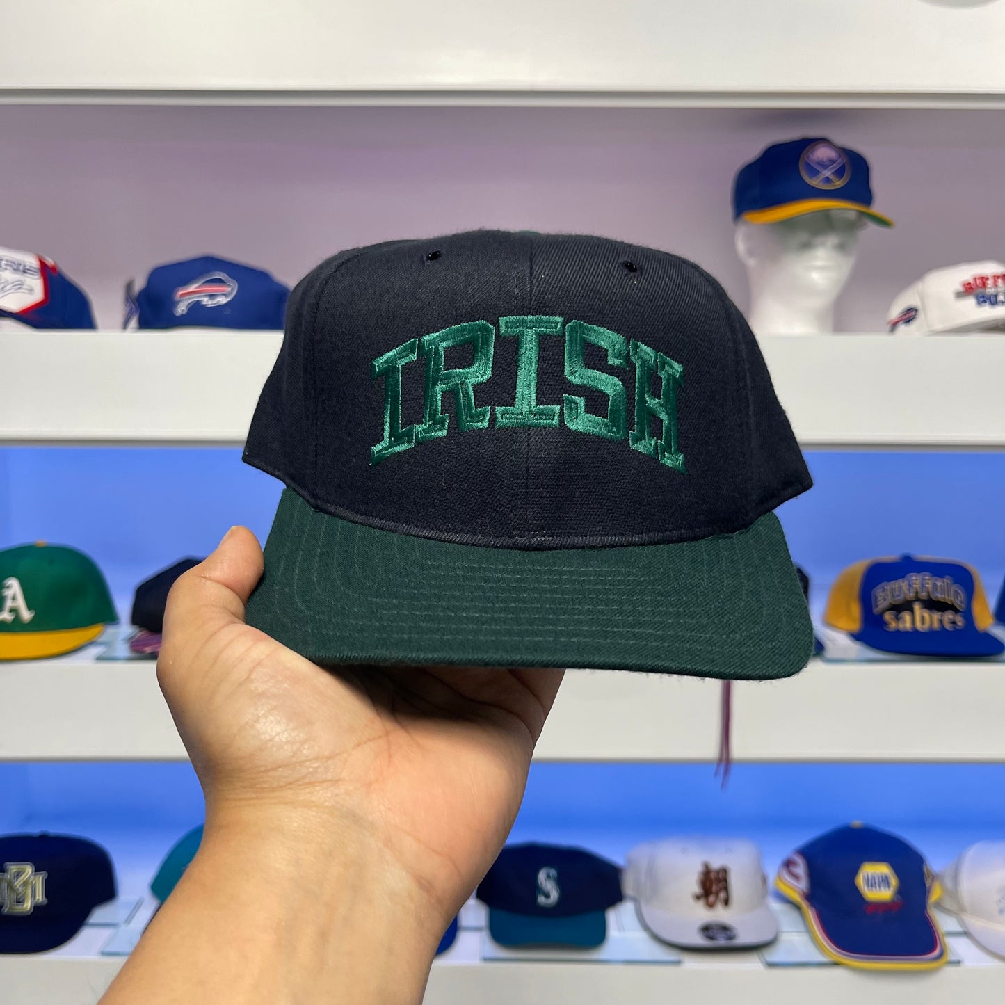 Vintage Norte Dame Fighting Irish Wool Snap Back