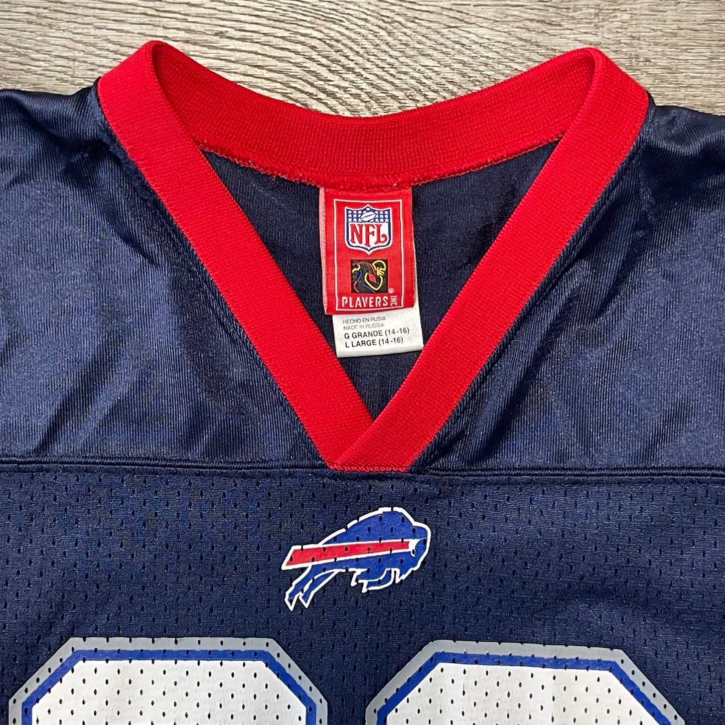 Vintage Buffalo Bills Eric Moulds Kids Small Jersey