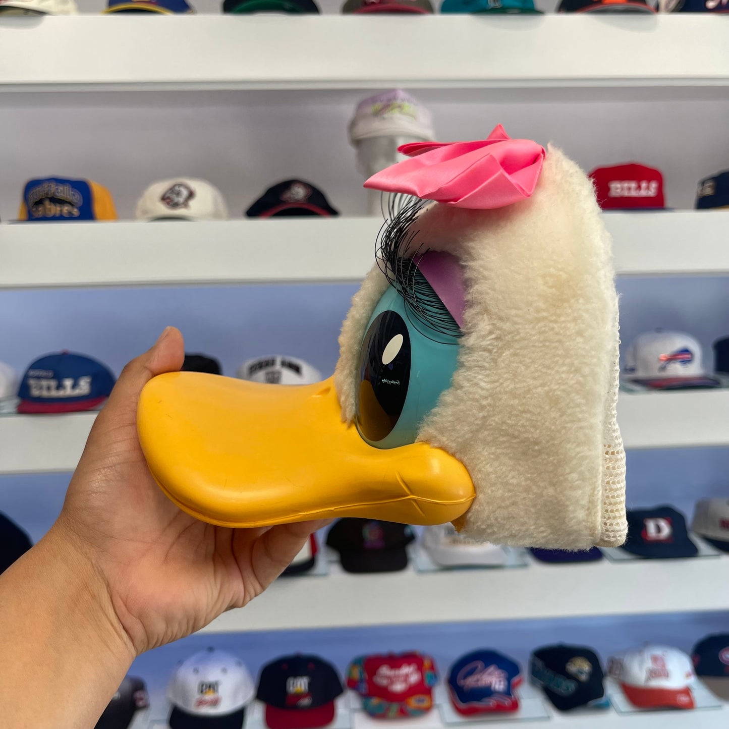 Vintage 1990s Daisy Duck Disney Duck Face Hat