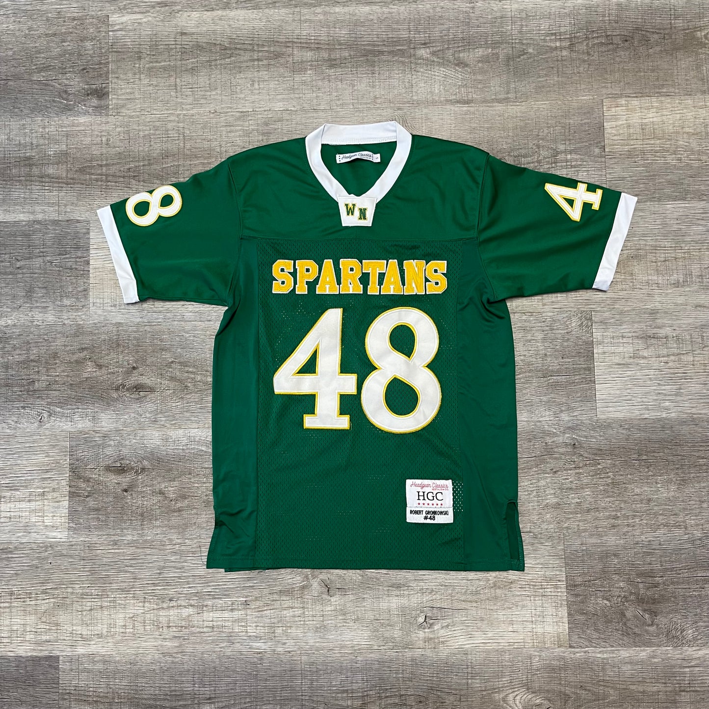 Rob Gronkowski Jersey High School Spartans Mens Size Large Authentic Headgear