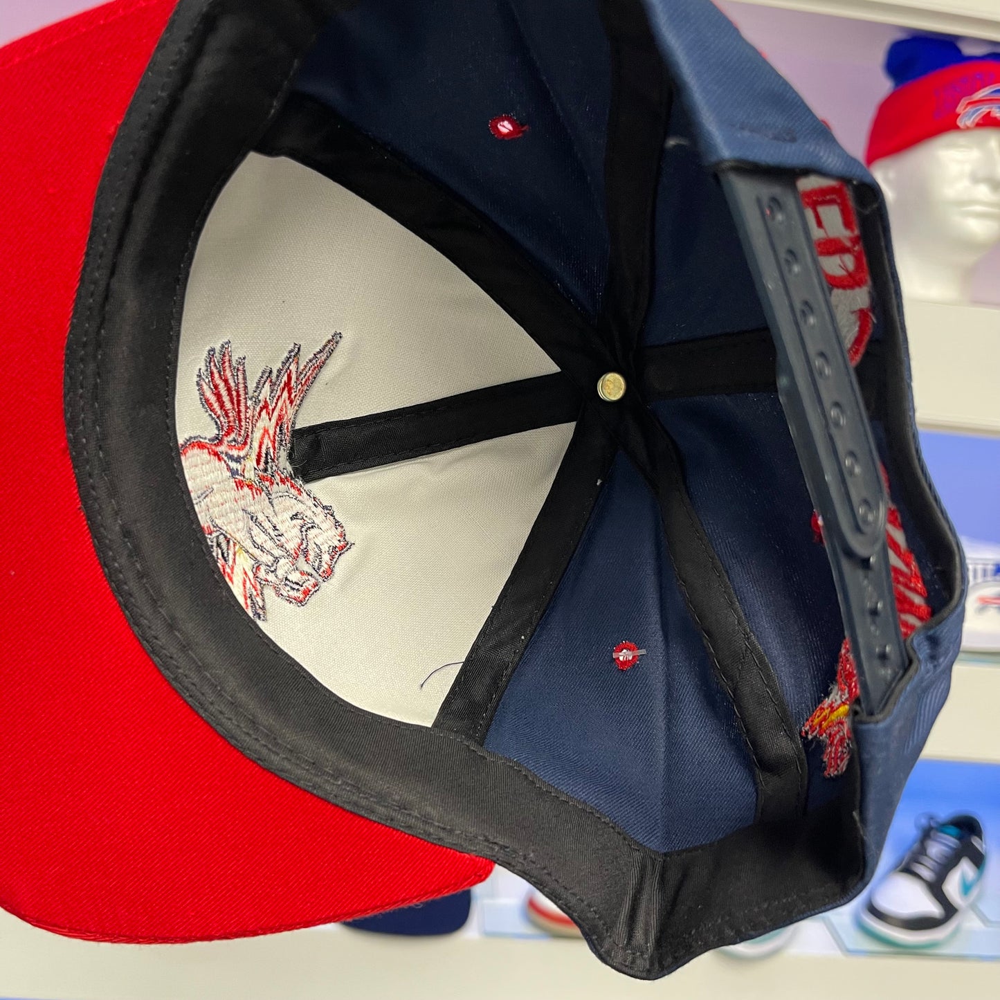 Vintage St John’s Red Storm Twill Snap Back New with Tags