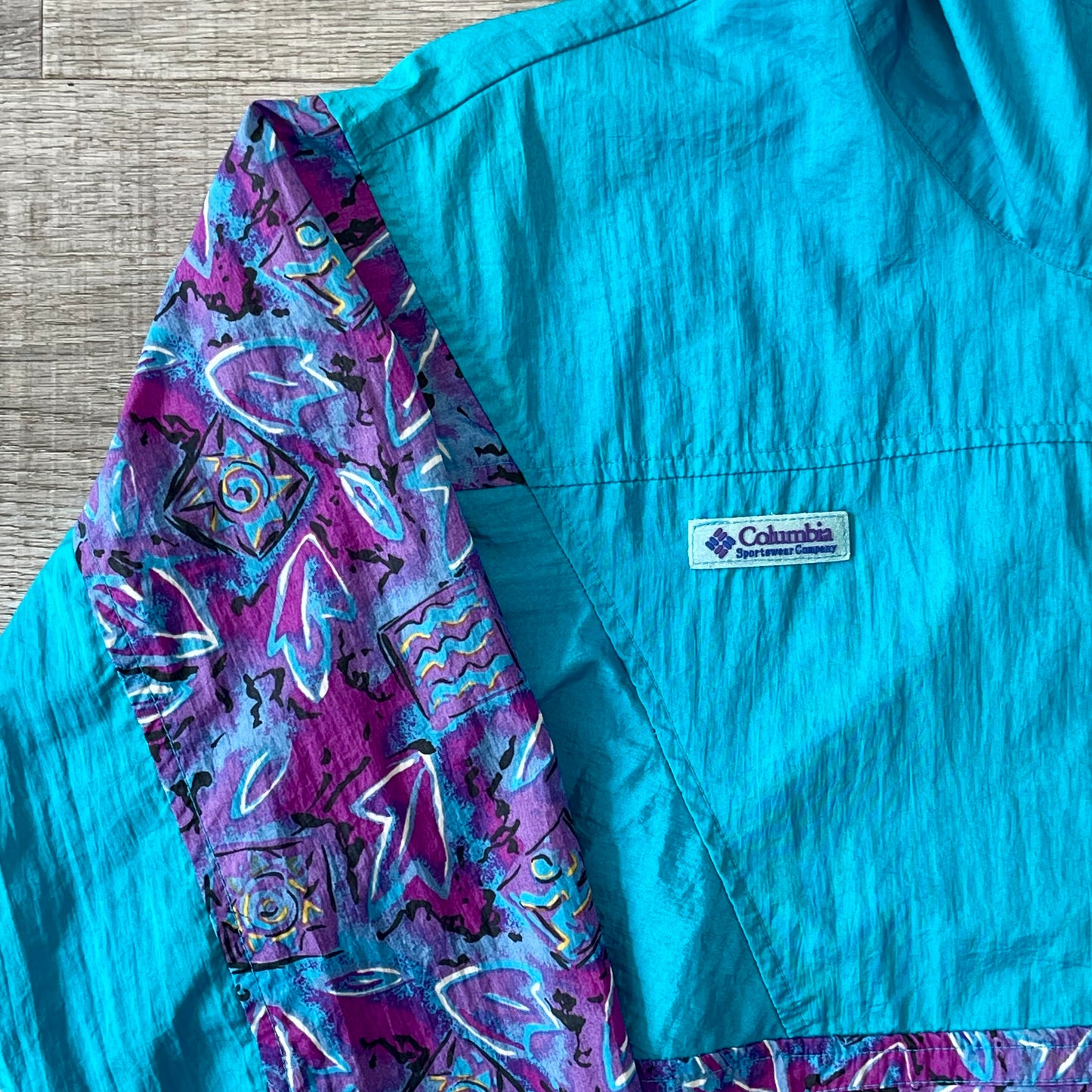 Vintage Columbia Windbreaker Size Large