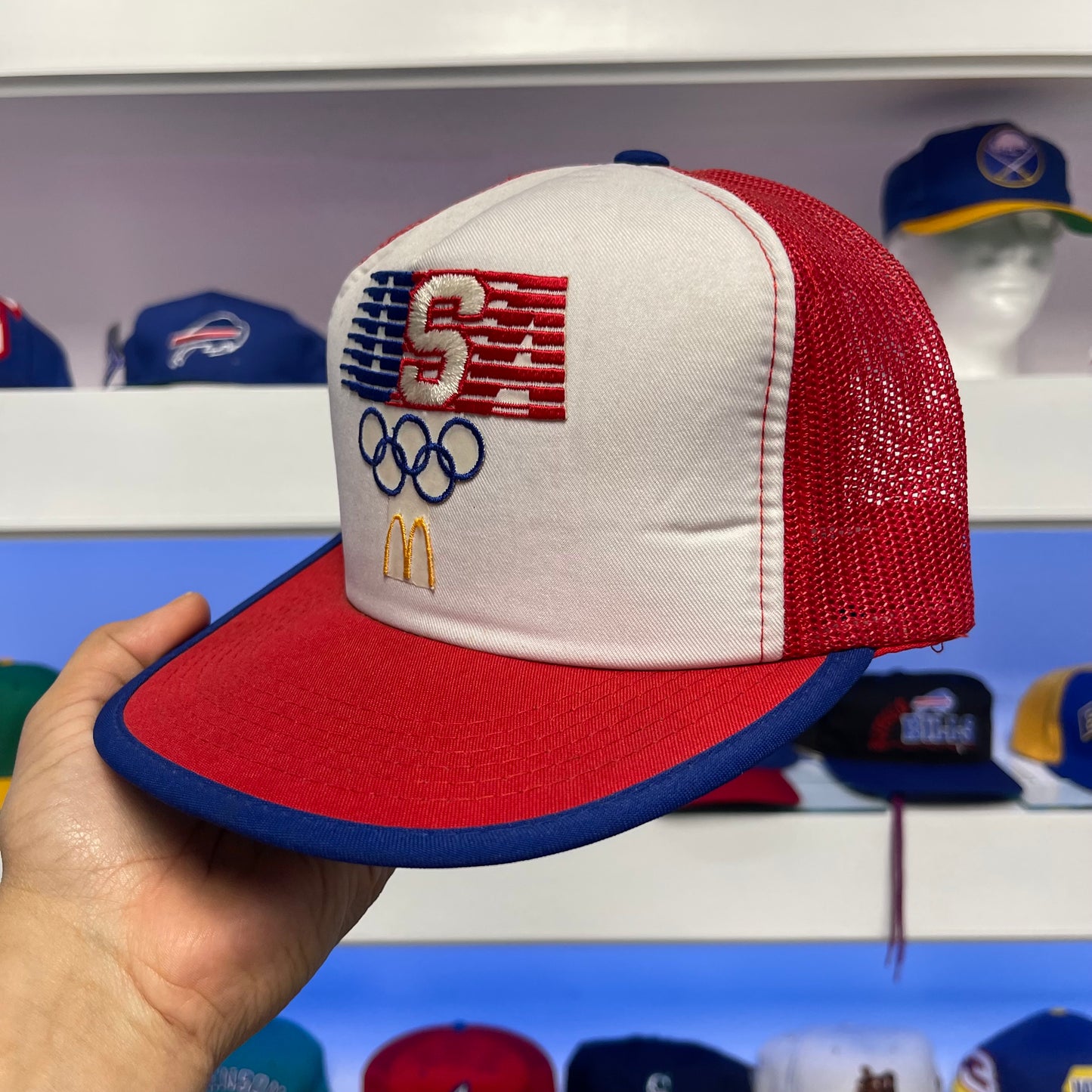 Vintage USA Olympics Mc Donald’s Mesh Snap Back