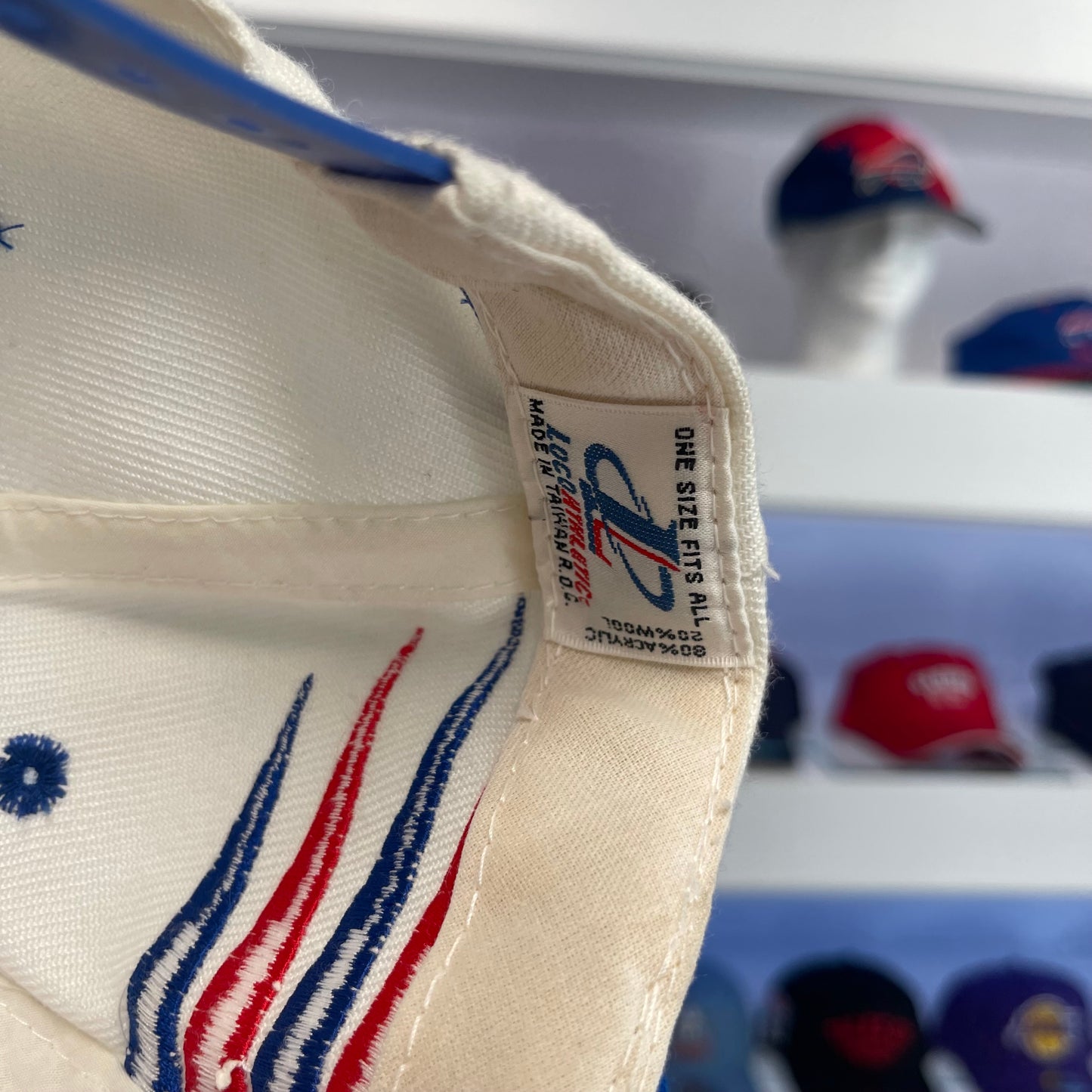 Vintage Buffalo Bills Logo Athletic Diamond Cut Wool Snap Back