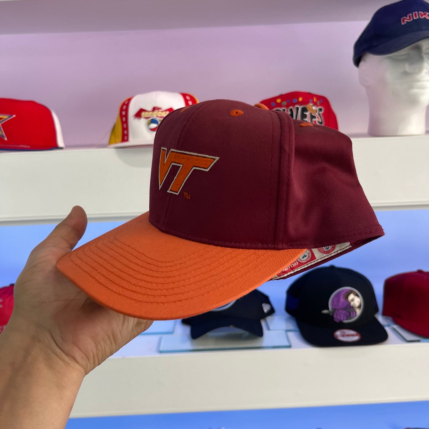 Vintage Virginia Tech Twill Snap Back