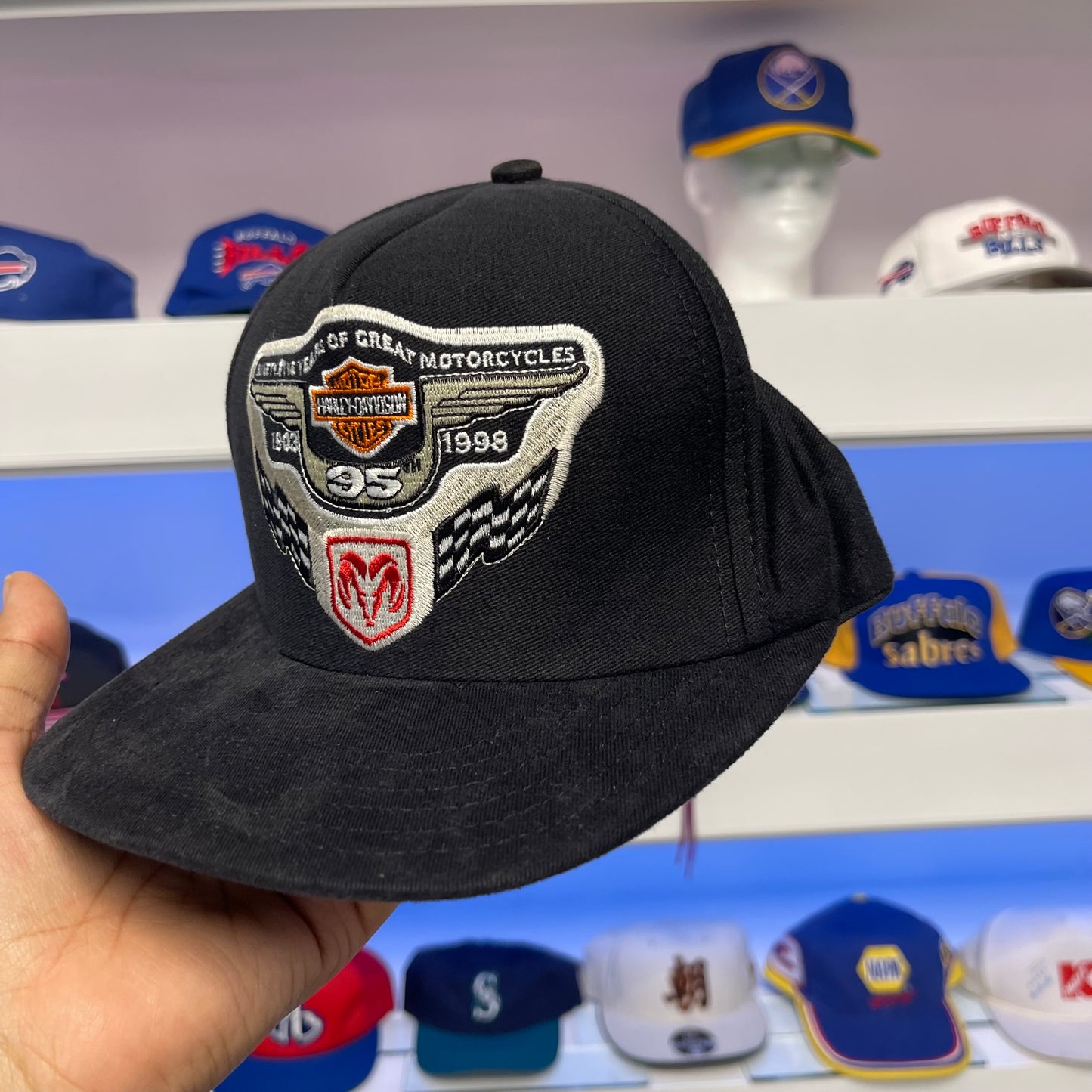 Vintage Harley Davidson Strap Back