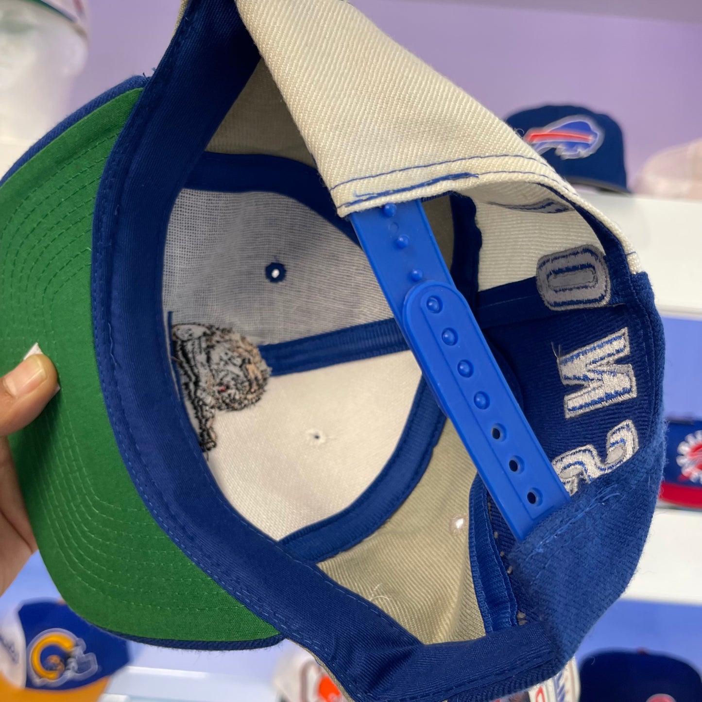 Vintage 1990s Detroit Lions Apex Wool Snap Back