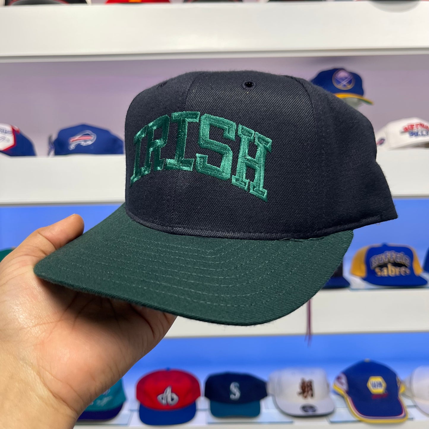 Vintage Norte Dame Fighting Irish Wool Snap Back